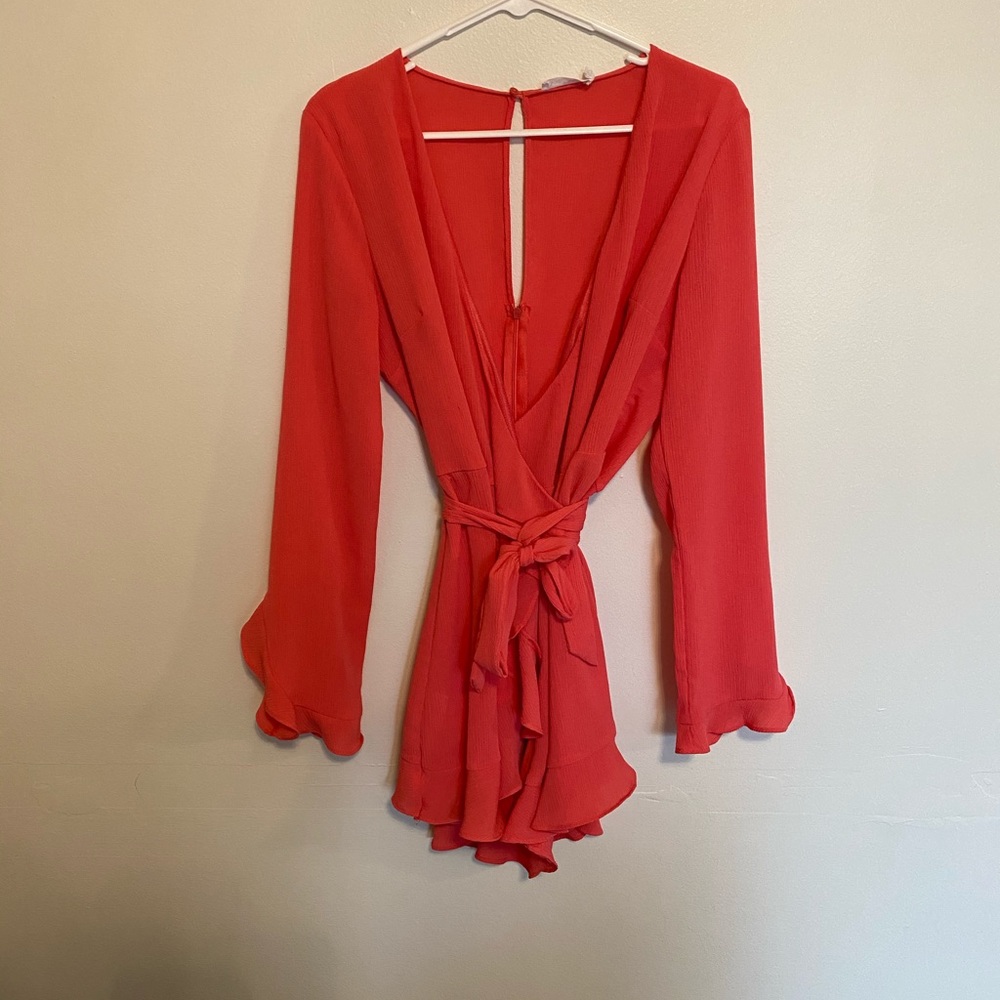 Long sleeve romper